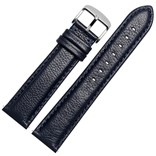 QTYQWC Uhrenarmband aus echtem Leder für 2 Uhrenarmbänder 20 mm Schnellverschlussstifte von QTYQWC