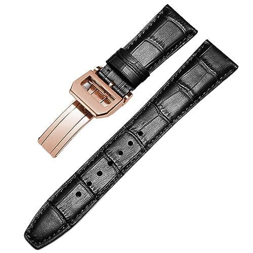 QTYQWC Uhrenarmband für IWC Pilotenuhren Portofino Portugieser Herrenarmband Uhrenzubehör Echtleder Uhrenarmband Uhrengürtelkette von QTYQWC