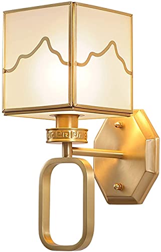 Wandlampe, Wandlampen, kompatibel mit Wohnzimmer, moderne chinesische Wandlampe – Wohnzimmer-Hintergrundwand mit E27-Lampenfassung, Schlafzimmer-Nachttisch-Wandleuchte, Wandleuchten, Wandleuchten (2 von QTYQWC