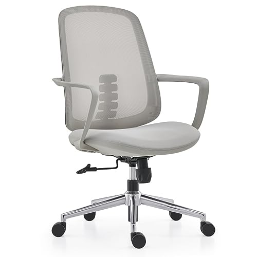 Bürostuhl Ergonomischer Schreibtischstuhl, Netz-Computerstuhl, höhenverstellbar, Home-Office-Schreibtischstühle mit Lordosenstütze, bequemer Drehstuhl für Führungskräfte (Farbe: /Grau A) Octopus feet von QUEAWOQ