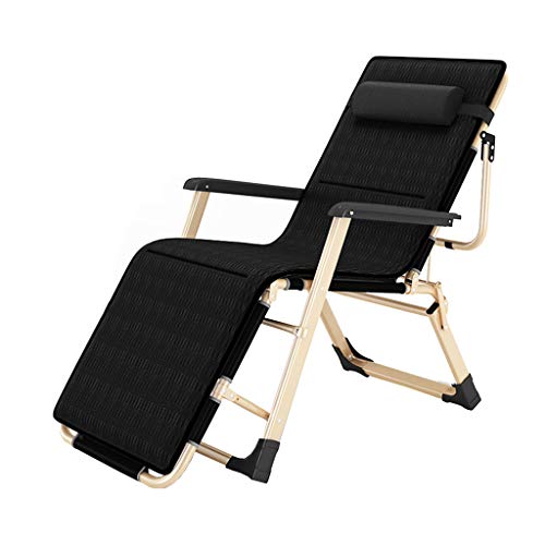 Zero Gravity Loungesessel, Zero Gravity-Sessel, zusammenklappbar, bequem, atmungsaktiv, Relaxliege für den Garten und draußen, robust und stabil, maximale Tragkraft 150 kg, Loungesessel (Farbe: mit von QUEAWOQ