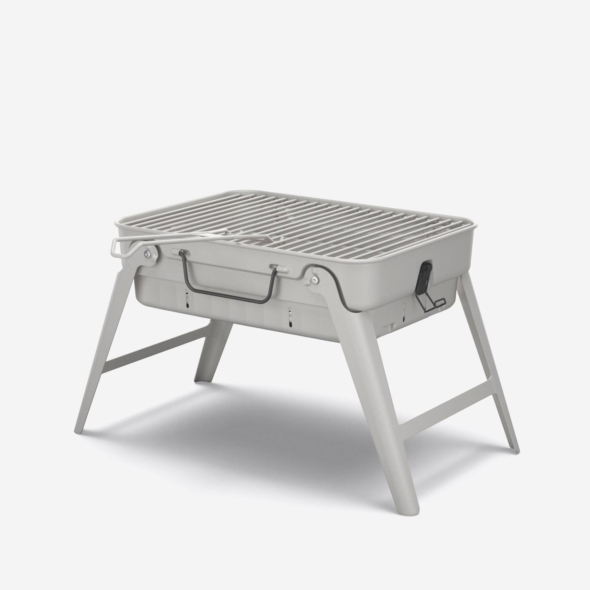 Grill Edelstahl tragbar für Holz/Kohle/Briketts Camping - 500 für 4 Personen Grill Edelstahl tragbar für Holz/Kohle/Briketts Camping - 500 für 4 Personen von QUECHUA