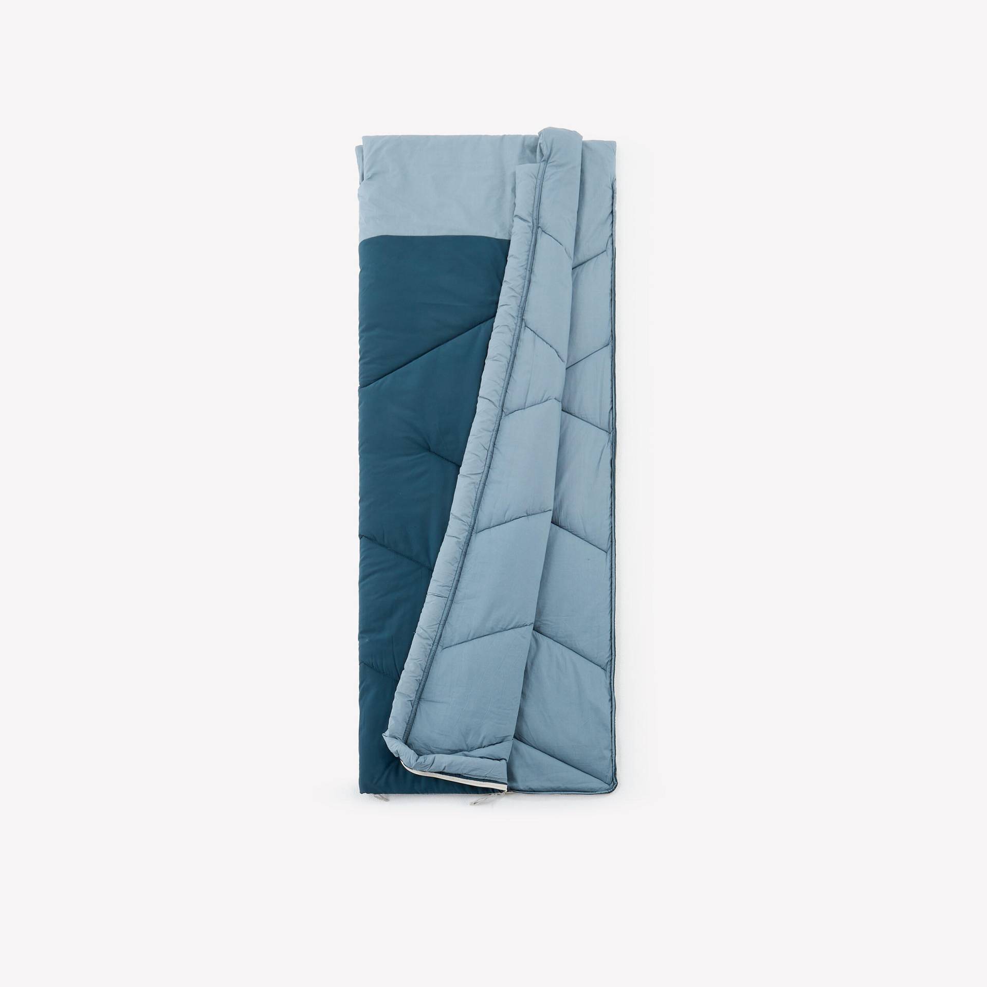 Camping-Schlafsack aus Baumwolle - Ultim Comfort 10° blau Camping-Schlafsack aus Baumwolle - Ultim Comfort 10° blau von QUECHUA