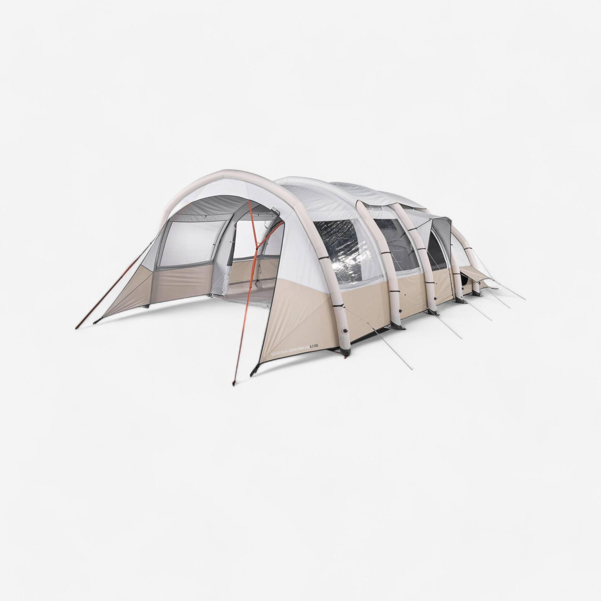 Familienzelt aufblasbar - Air Seconds 6.3 XXL F&B 6 Personen 3 Kabinen Familienzelt aufblasbar - Air Seconds 6.3 XXL F&B 6 Personen 3 Kabinen von QUECHUA