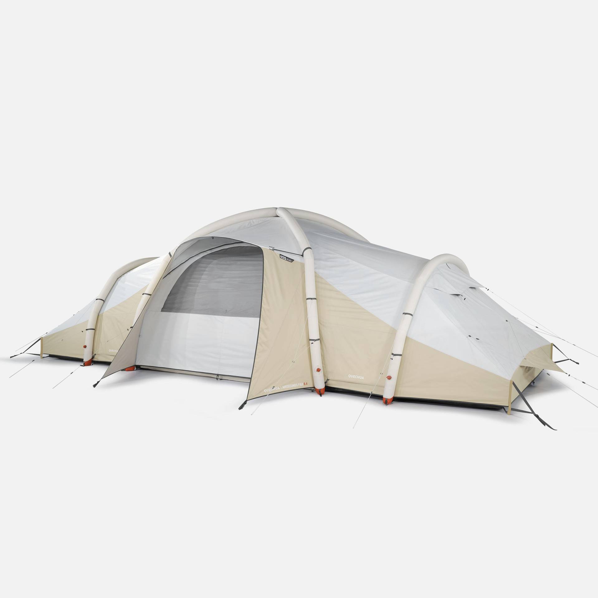 Familienzelt aufblasbar - Air Seconds 8.4 Fresh & Black 8 Personen in 4 Kabinen Familienzelt aufblasbar - Air Seconds 8.4 Fresh & Black 8 Personen in 4 Kabinen von QUECHUA