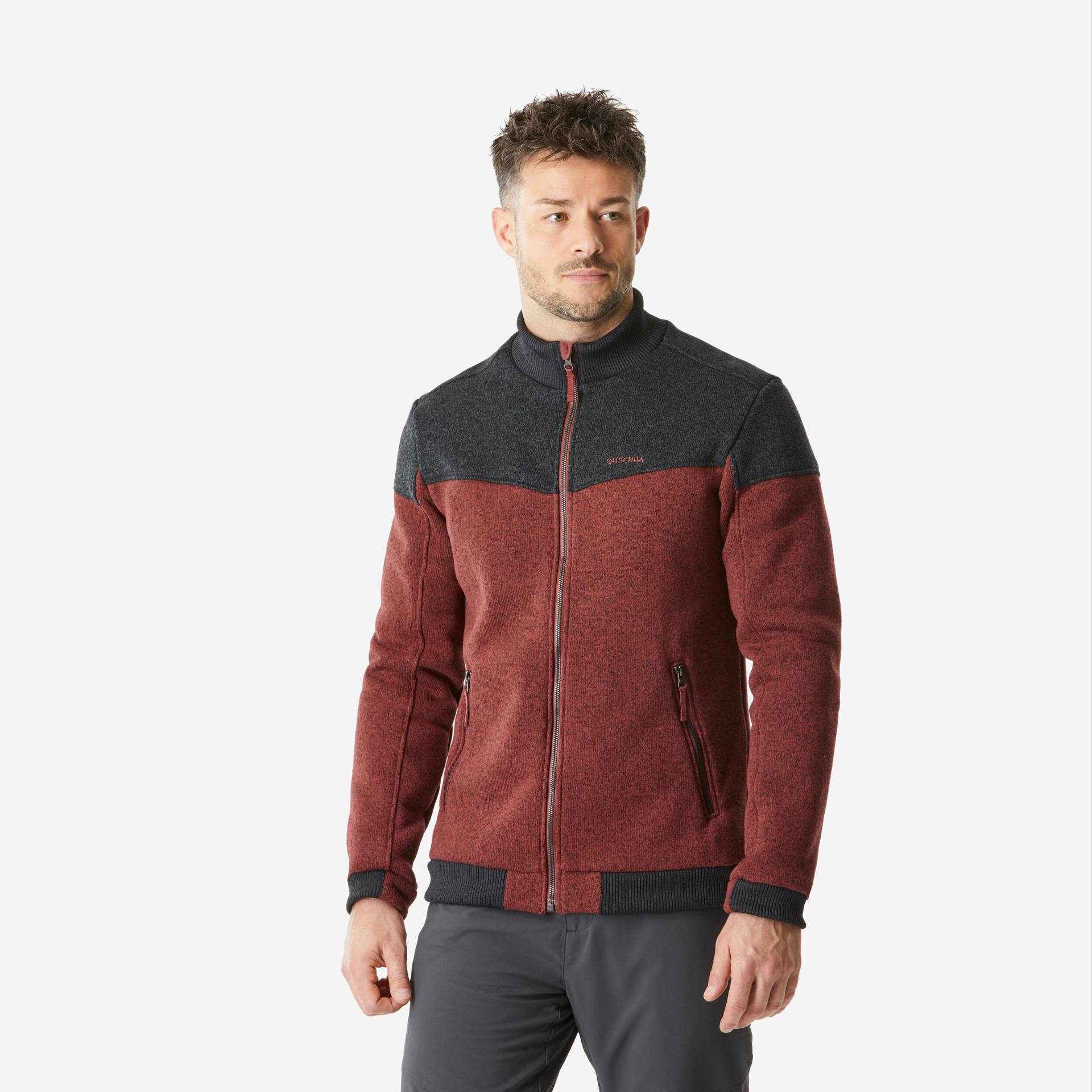 Fleecejacke Herren warm Winterwandern - SH100 von QUECHUA