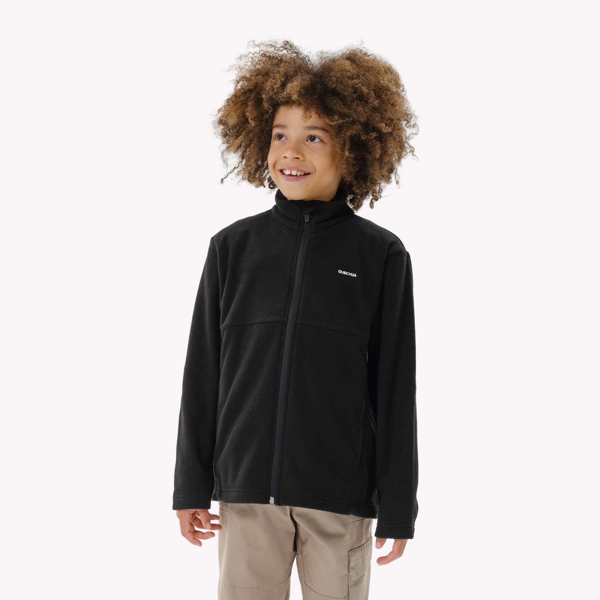 Fleecejacke Kinder Gr. 122–170 Wandern - MH500 Zip TW von QUECHUA