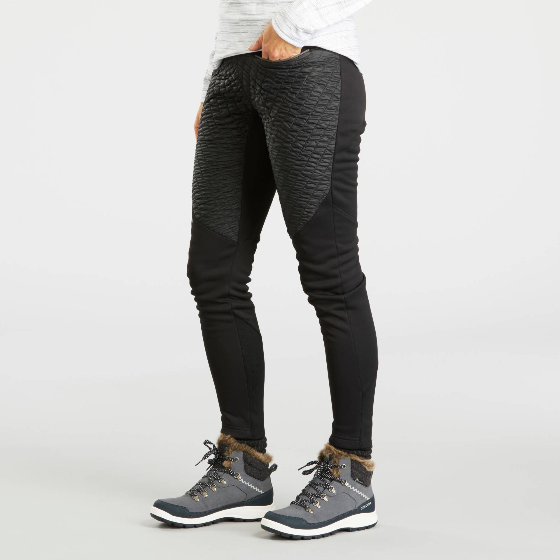 Leggings Damen warm wasserabweisend Winterwandern - SH500 Mountain Leggings Damen warm wasserabweisend Winterwandern - SH500 Mountain von QUECHUA