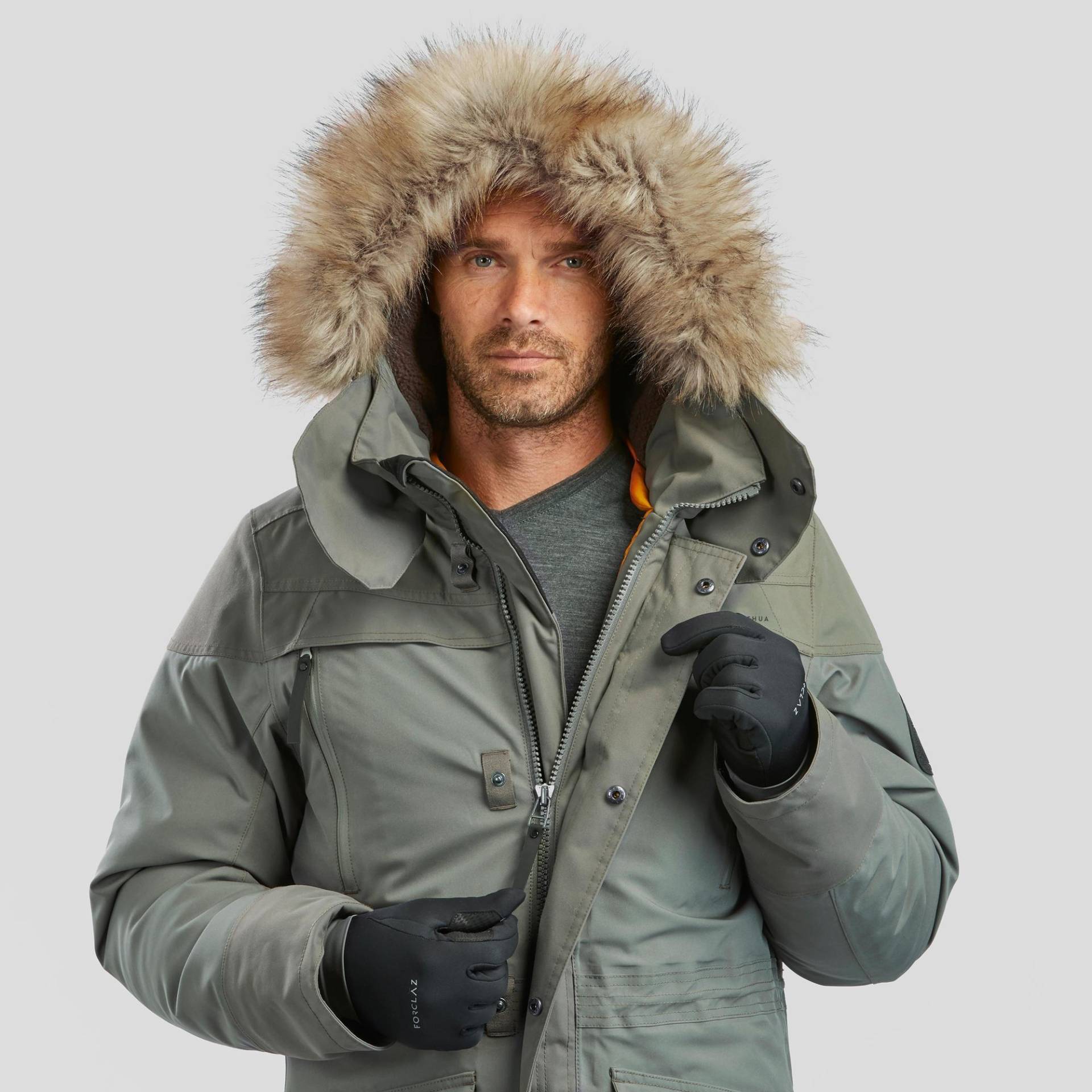 Parka Winterjacke Herren wasserdicht warm bis -20 °C - SH900 von QUECHUA