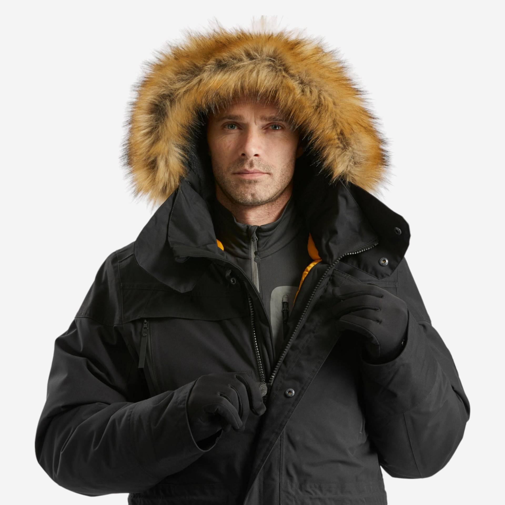 Parka Winterjacke Herren wasserdicht warm bis -20 °C - SH900 von QUECHUA