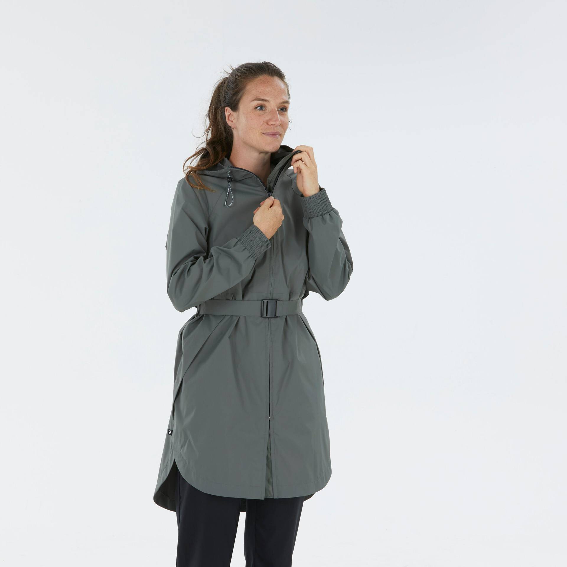 Regenjacke Damen wasserdicht lang Wandern - Raincut Regenjacke Damen wasserdicht lang Wandern - Raincut von QUECHUA