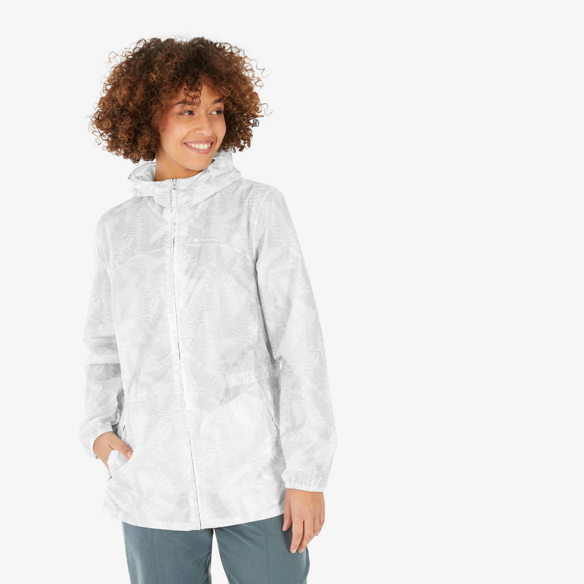 Regenjacke Damen winddicht wasserabweisend Wandern - Raincut Full Zip Regenjacke Damen winddicht wasserabweisend Wandern - Raincut Full Zip von QUECHUA