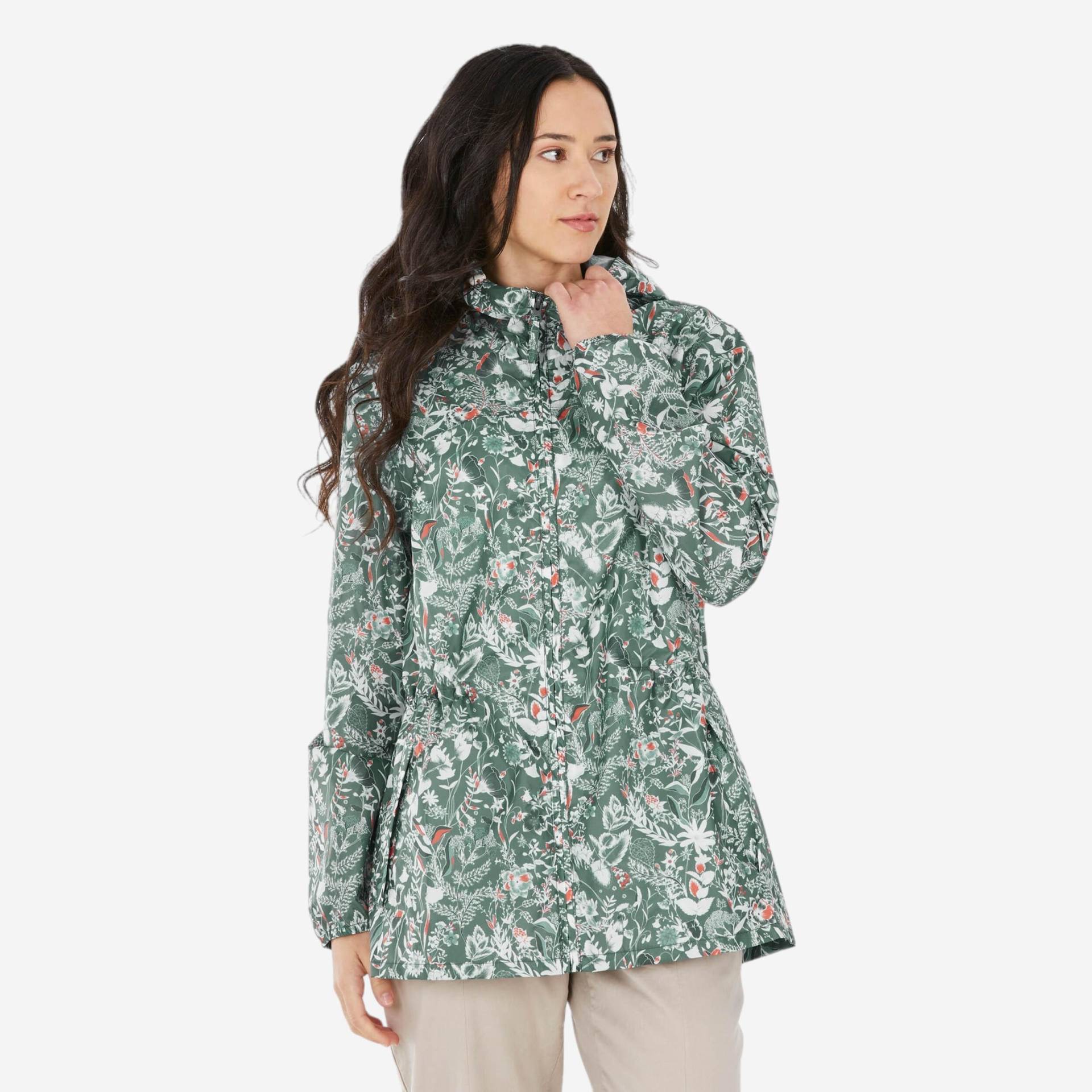 Regenjacke Damen winddicht wasserabweisend Wandern - Raincut Full Zip Regenjacke Damen winddicht wasserabweisend Wandern - Raincut Full Zip von QUECHUA