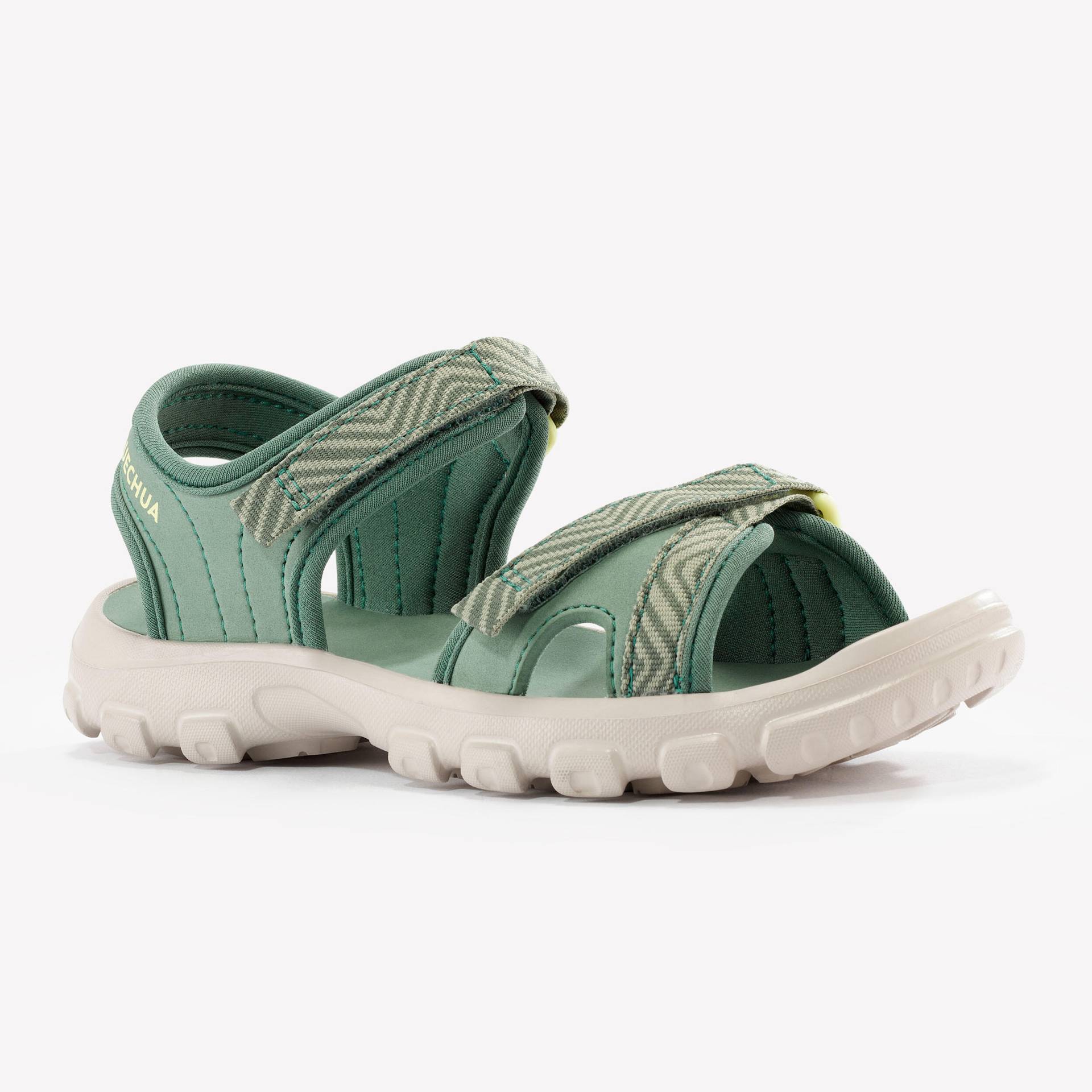 Sandalen Kinder Gr. 24–31 Wandern - MH100 khaki von QUECHUA