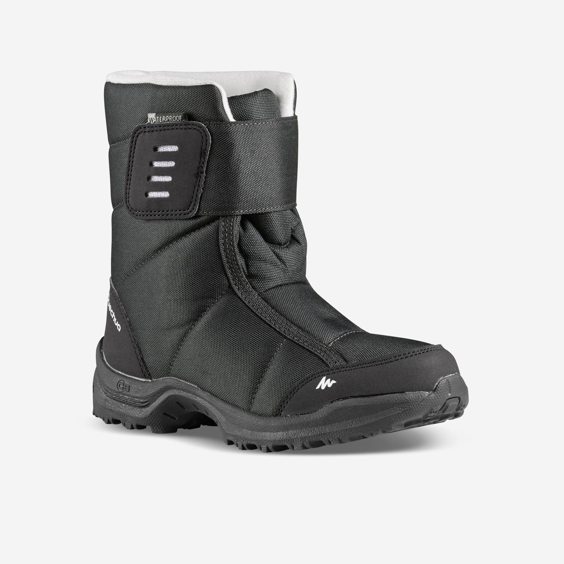 Schneestiefel Kinder Gr. 24–38 Klett warm wasserdicht Winterwandern - SH100 grau Schneestiefel Kinder Gr. 24–38 Klett warm wasserdicht Winterwandern - SH100 grau von QUECHUA