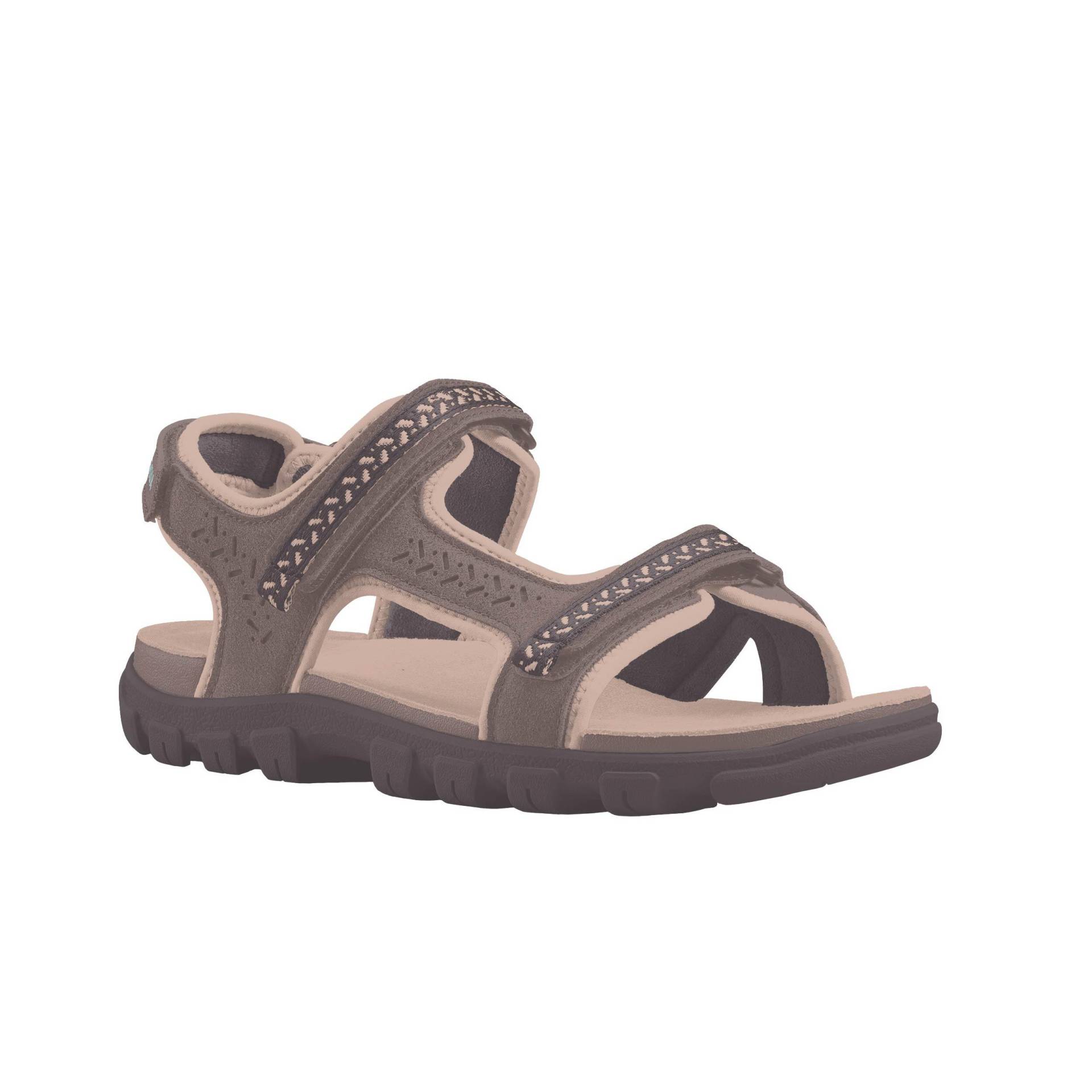 Trekkingsandalen Damen Leder Wandern - NH500 von QUECHUA