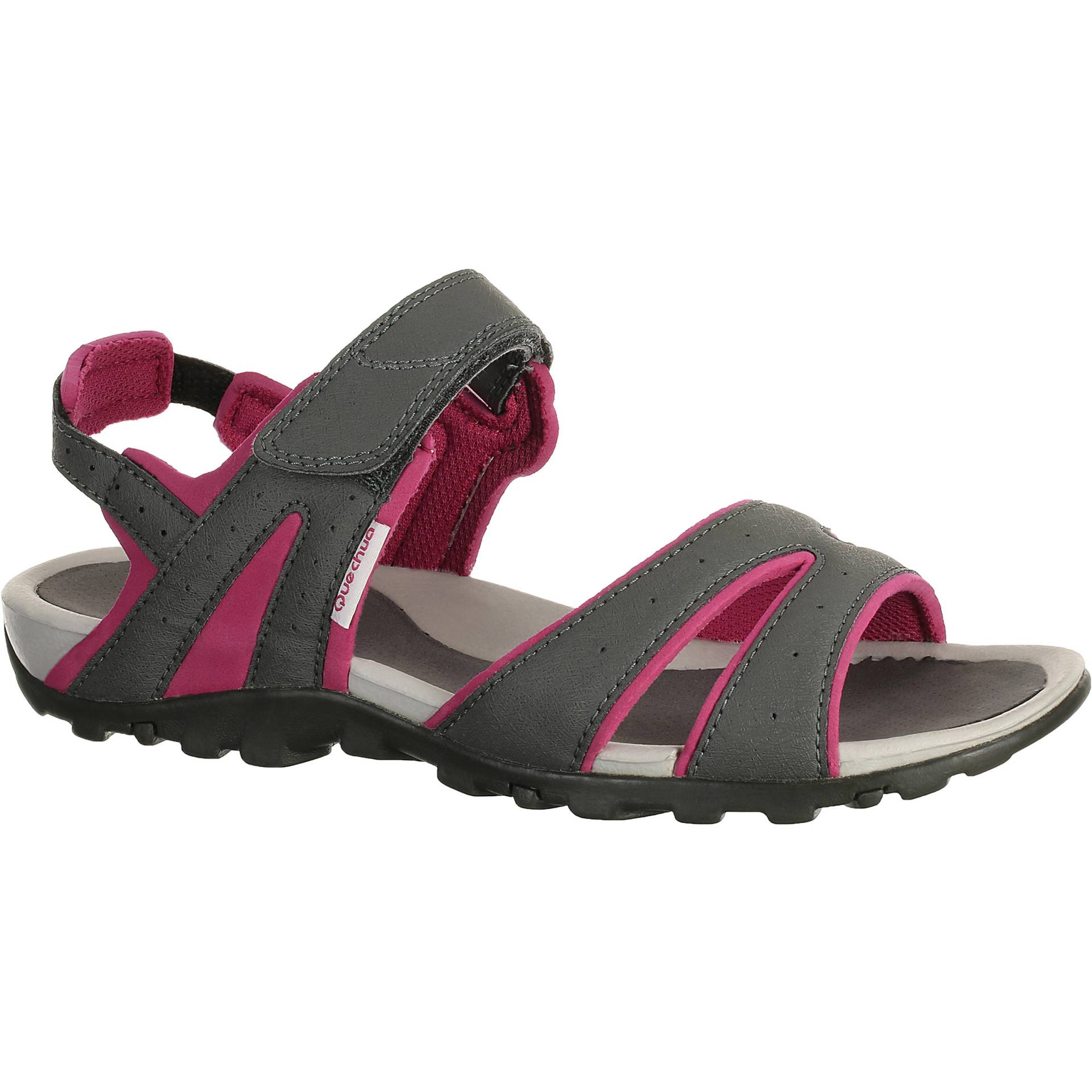 Trekkingsandalen Naturwandern NH100 Damen grau/blau Trekkingsandalen Naturwandern NH100 Damen grau/blau von QUECHUA
