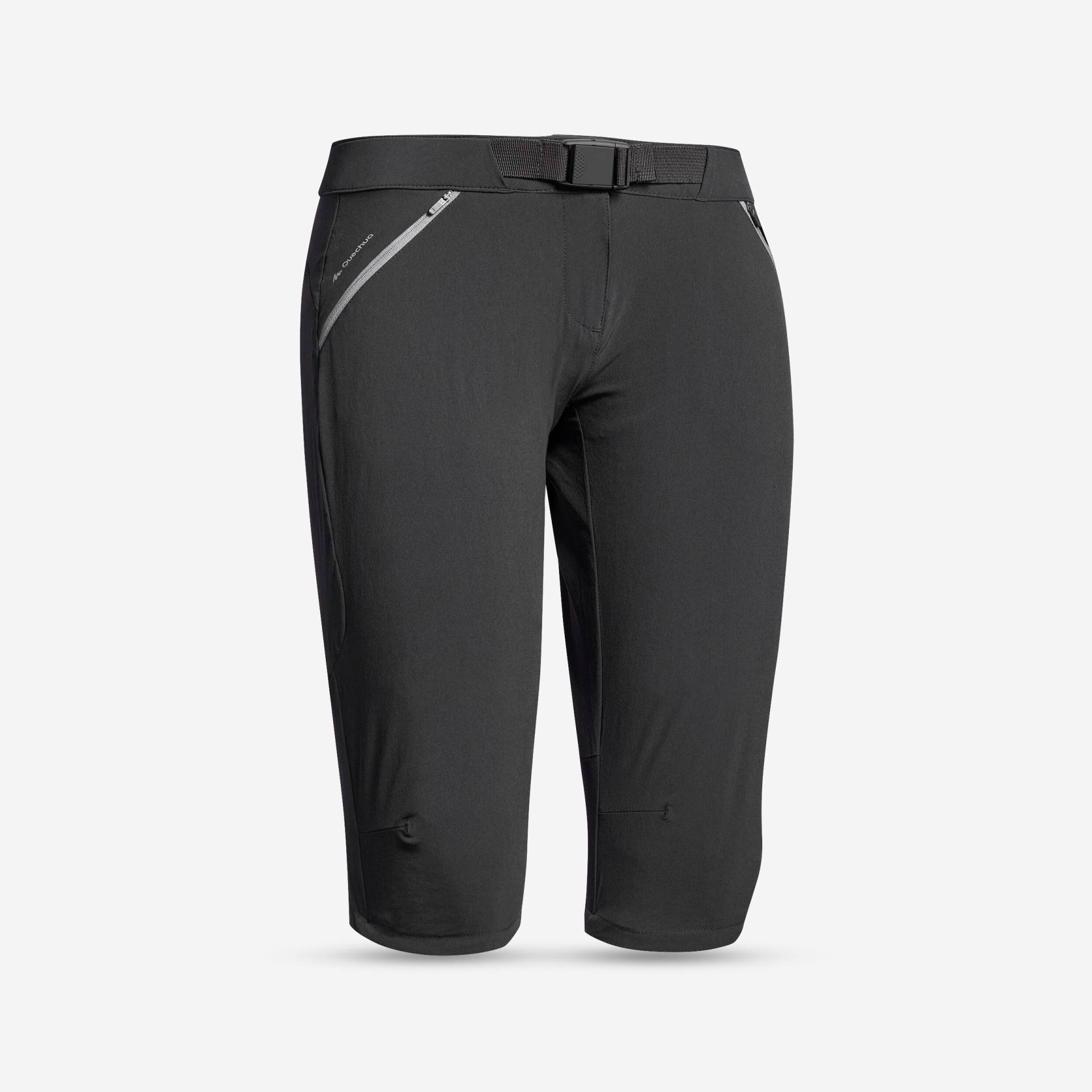 Wanderhose Damen dreiviertel - MH500 schwarz Wanderhose Damen dreiviertel - MH500 schwarz von QUECHUA