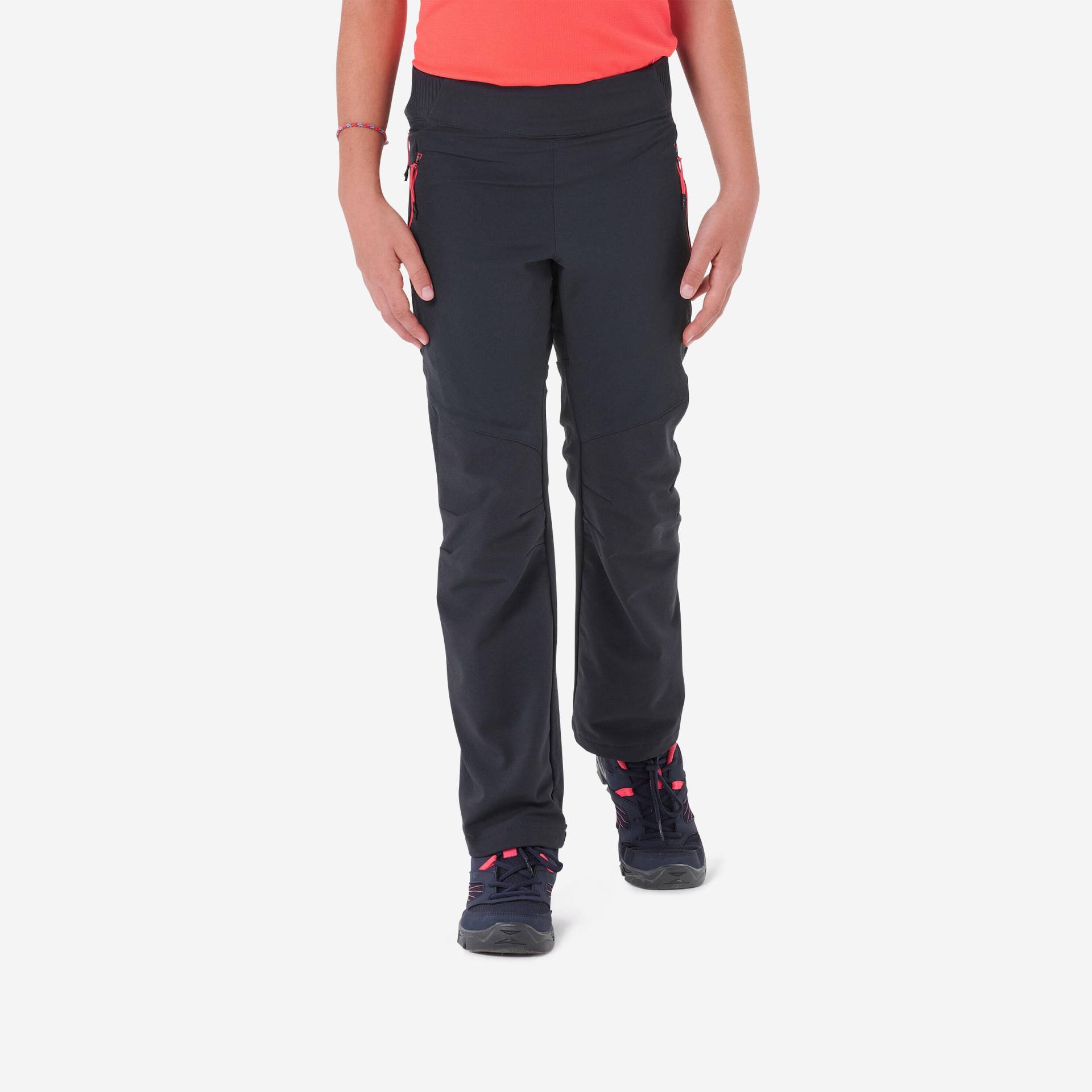 Wanderhose MH550 Kinder Mädchen Gr. 122–170 dunkelgrau Wanderhose MH550 Kinder Mädchen Gr. 122–170 dunkelgrau von QUECHUA