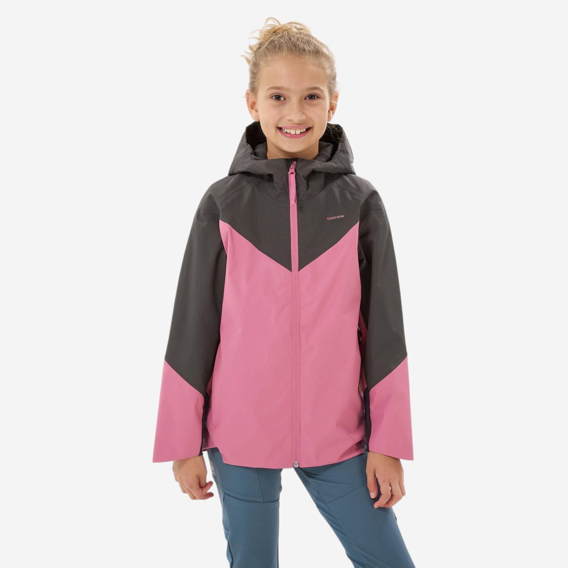 Wanderjacke Kinder Gr. 122–170 wasserdicht Wandern - MH500 von QUECHUA