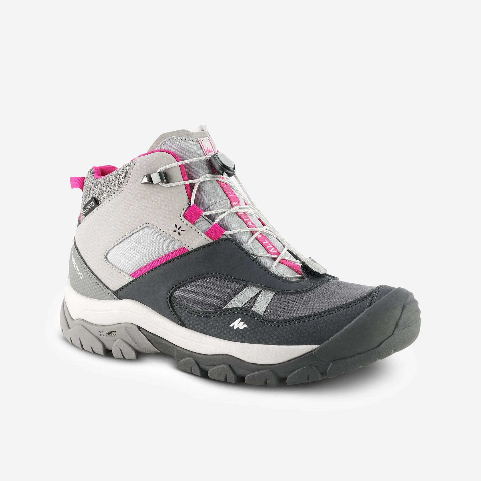 Wanderschuhe CROSSROCK halbh. wasserdicht Schnellschnürung Kinder Gr. 35-38 Wanderschuhe CROSSROCK halbh. wasserdicht Schnellschnürung Kinder Gr. 35-38 von QUECHUA