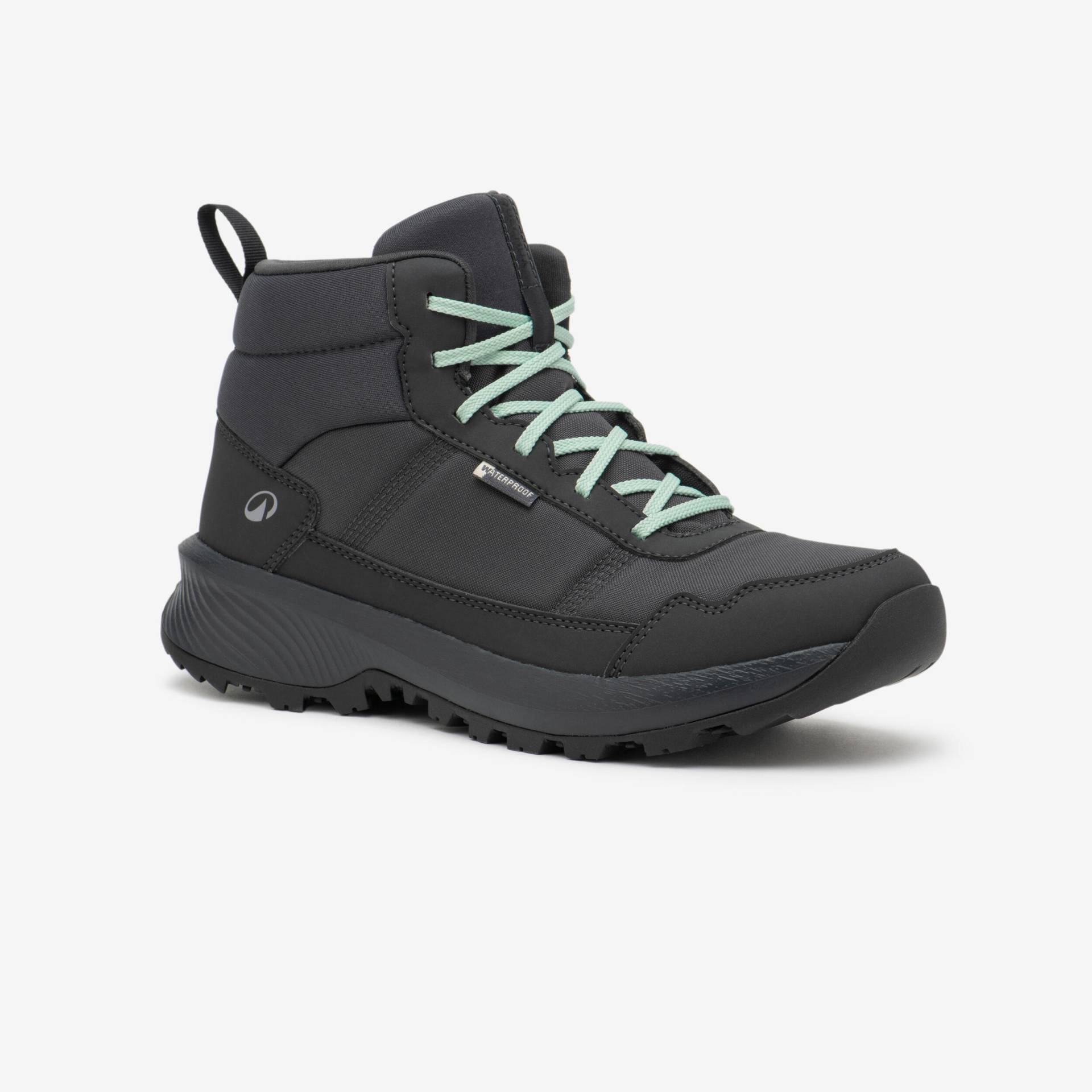 Wanderschuhe Damen halbhoch wasserdicht - NH100 grau von QUECHUA