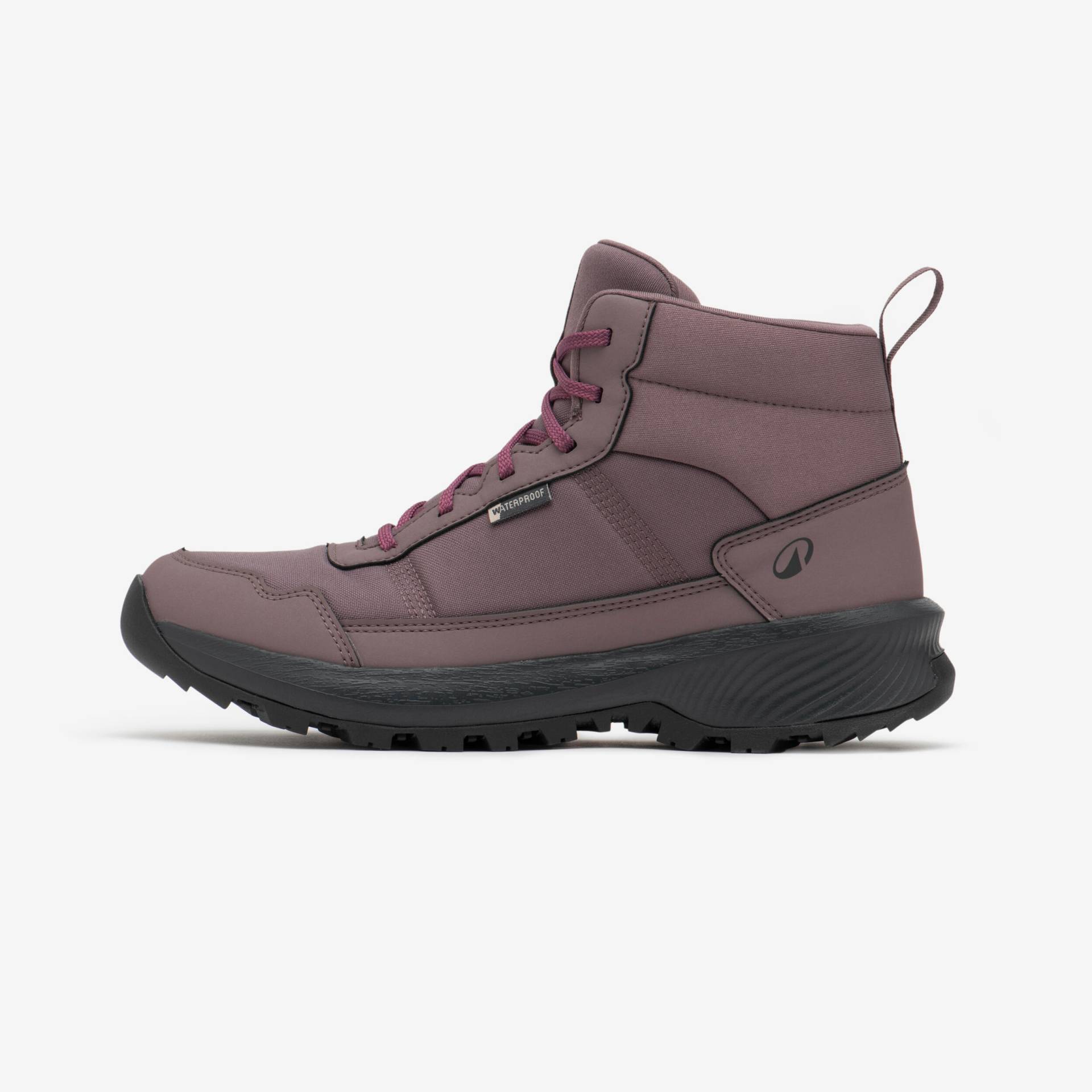 Wanderschuhe Damen halbhoch wasserdicht - NH100 WP violett von QUECHUA