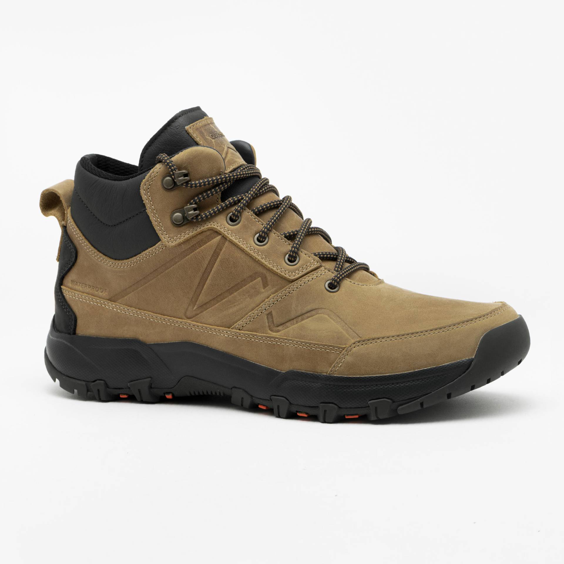 Wanderschuhe Herren Leder wasserdicht - NH500 halbhoch beige Wanderschuhe Herren Leder wasserdicht - NH500 halbhoch beige von QUECHUA