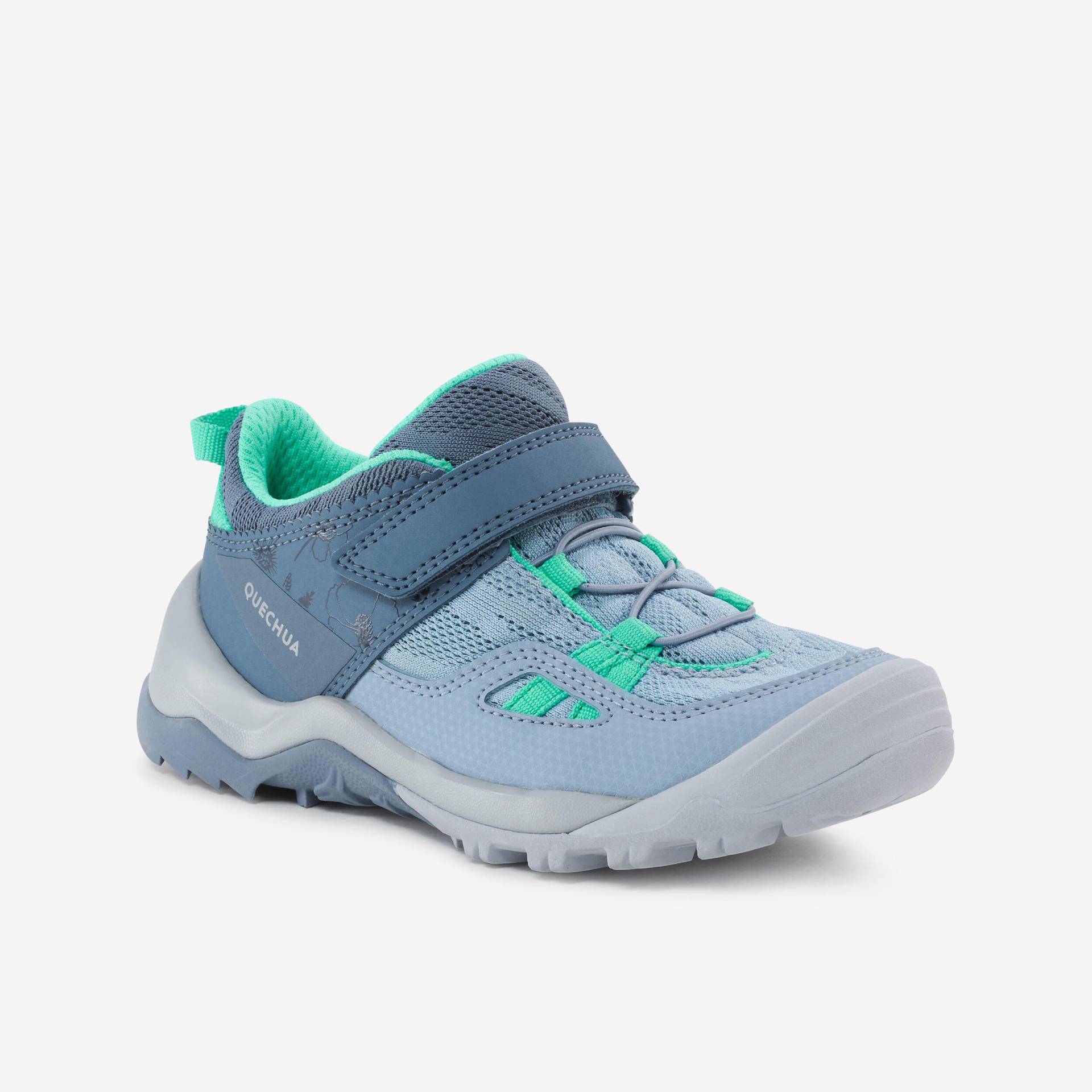 Wanderschuhe Kinder Gr. 24–34 mit Klettverschluss - Crossrock blau Wanderschuhe Kinder Gr. 24–34 mit Klettverschluss - Crossrock blau von QUECHUA