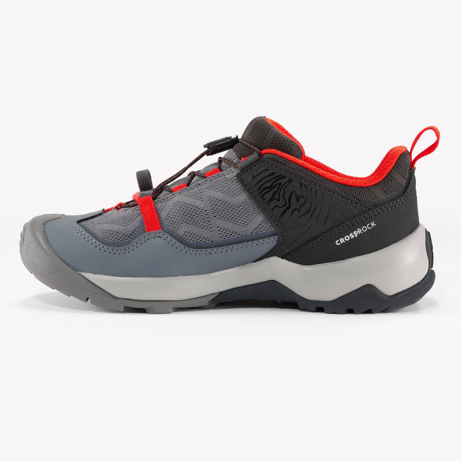 Wanderschuhe Kinder Gr. 35–38 Schnellschnürung - Crossrock grau Wanderschuhe Kinder Gr. 35–38 Schnellschnürung - Crossrock grau von QUECHUA