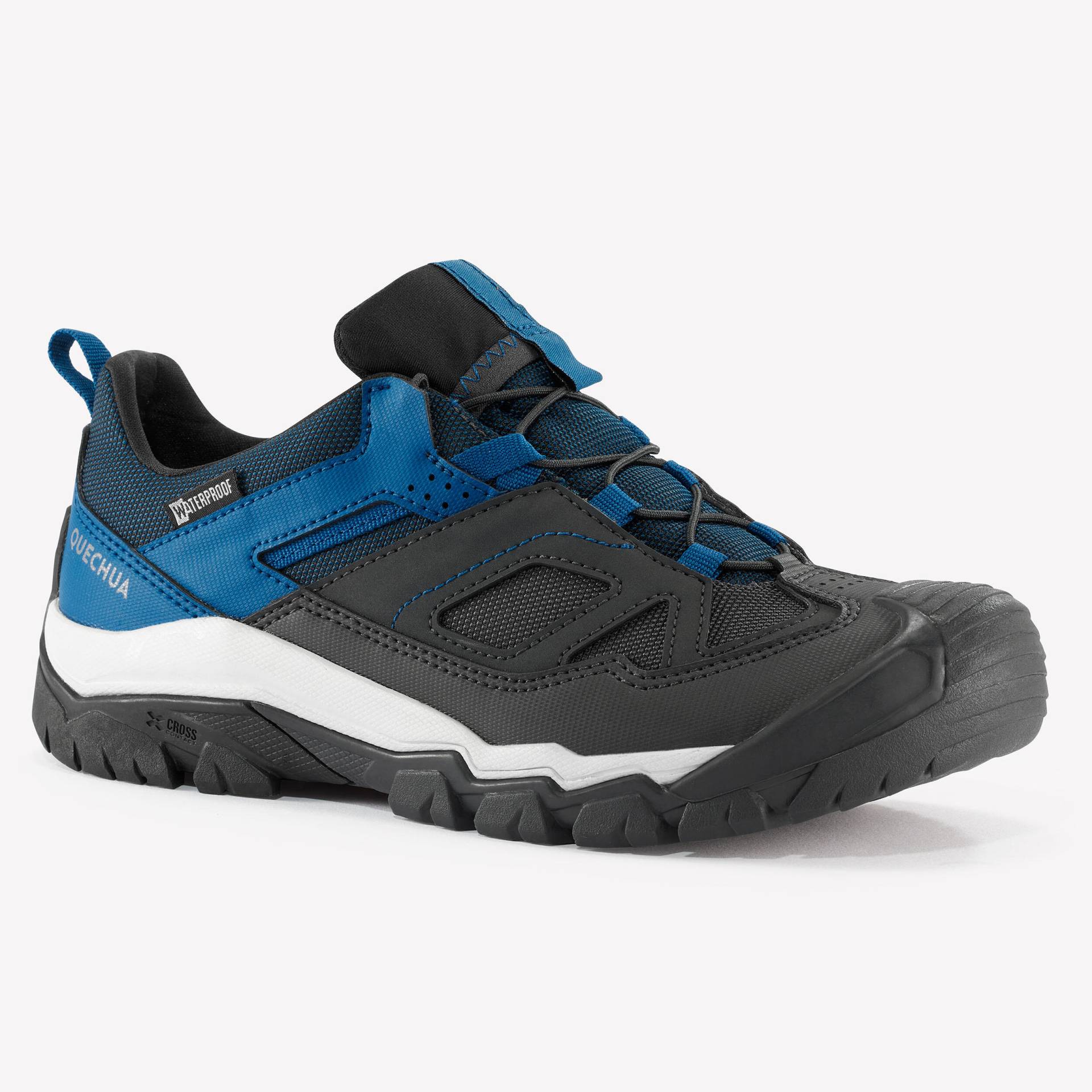 Wanderschuhe Kinder Gr. 35–38 wasserdicht Schnürung - Crossrock blau Wanderschuhe Kinder Gr. 35–38 wasserdicht Schnürung - Crossrock blau von QUECHUA