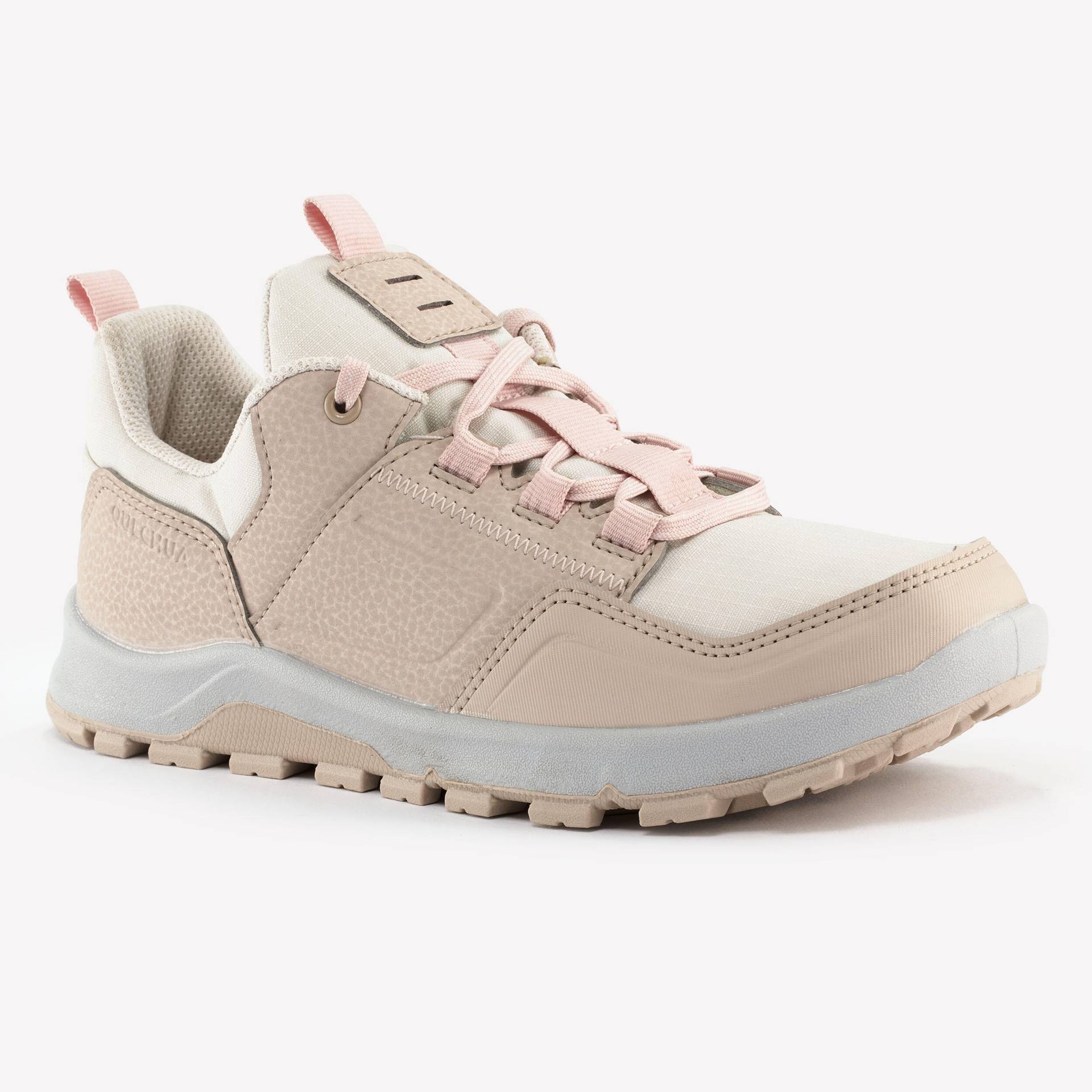 Wanderschuhe Kinder Grösse 35-38 niedrig mit Schnürung - NH500 Low beige/rosa Wanderschuhe Kinder Grösse 35-38 niedrig mit Schnürung - NH500 Low beige/rosa von QUECHUA