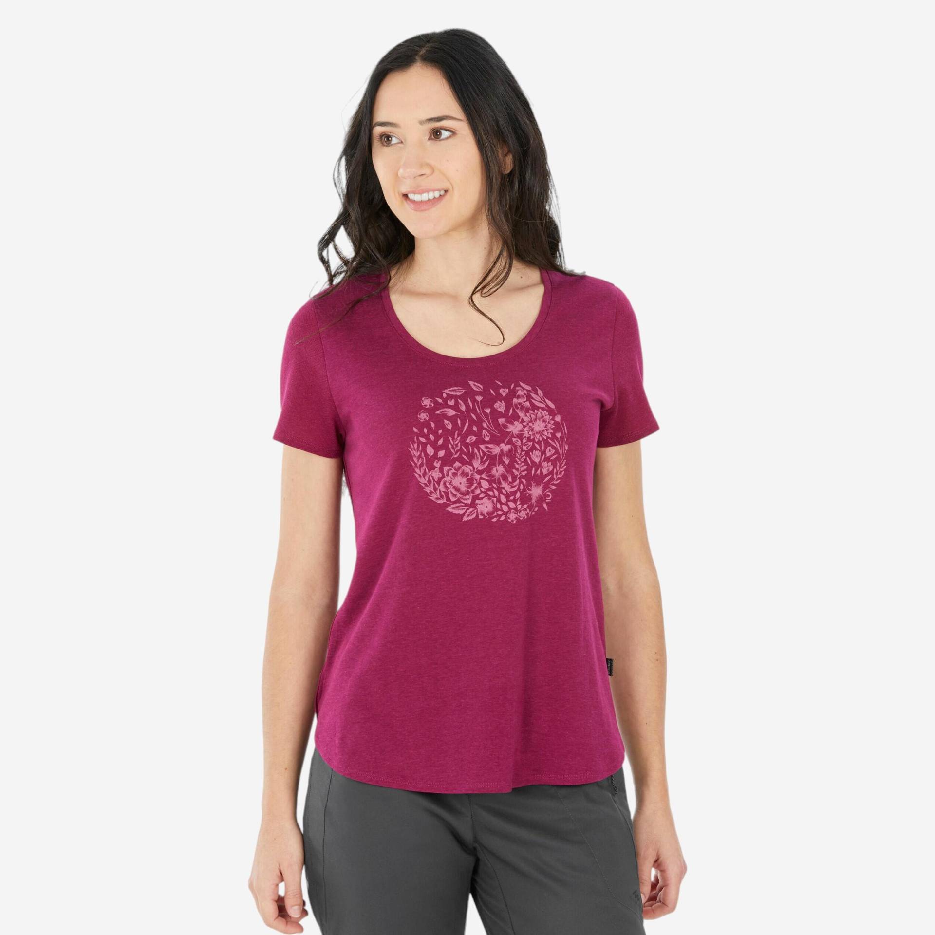 Wandershirt Damen kurzarm - NH500 Wandershirt Damen kurzarm - NH500 von QUECHUA