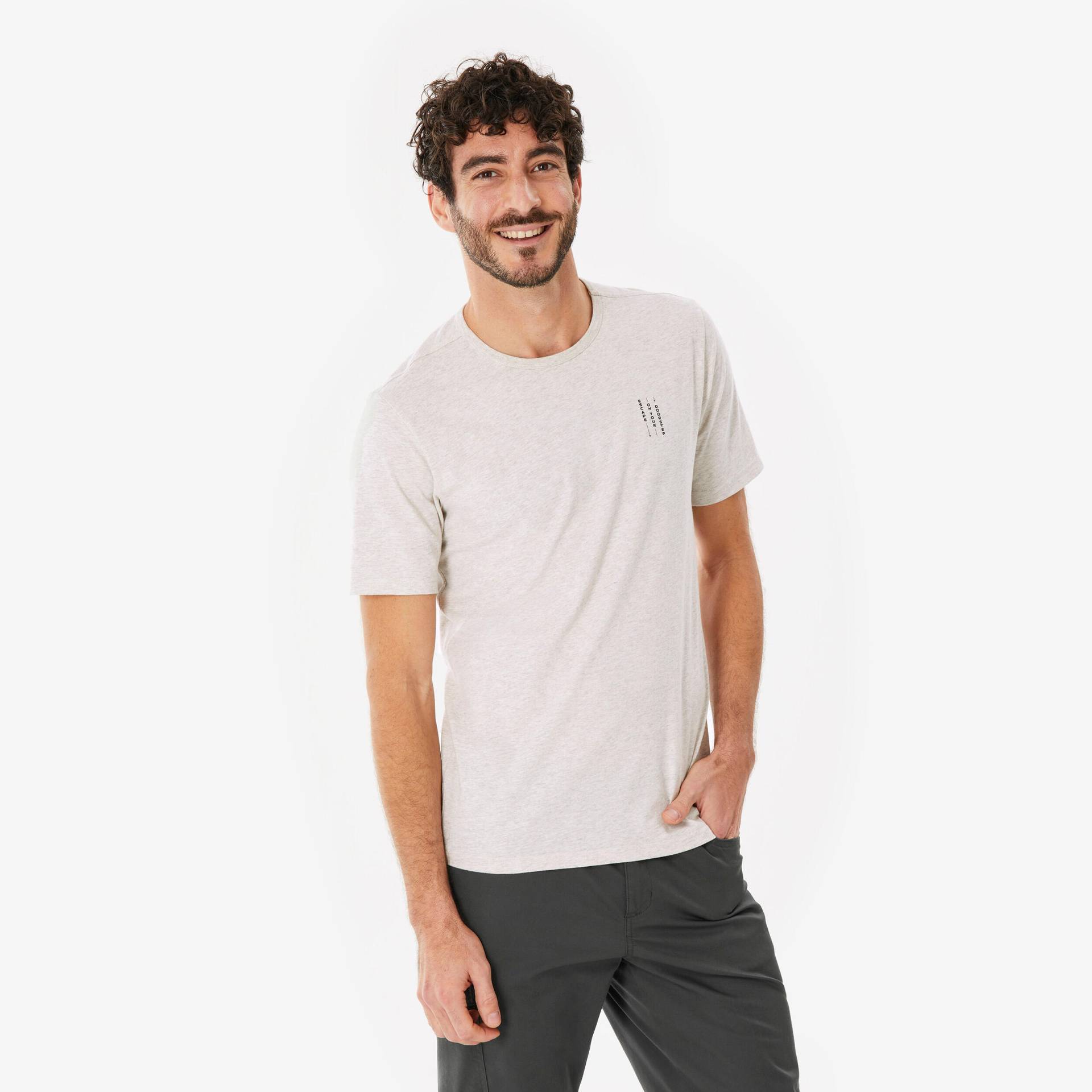 Wandershirt Herren- NH100 beige Wandershirt Herren- NH100 beige von QUECHUA