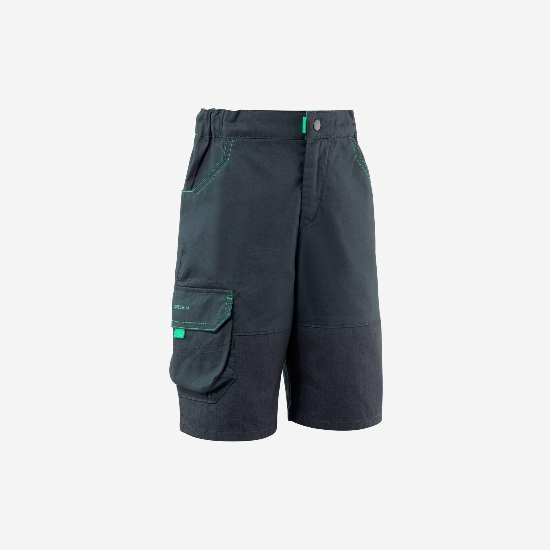 Wandershorts Kinder Grösse 92–116 - MH500 dunkelgrau von QUECHUA