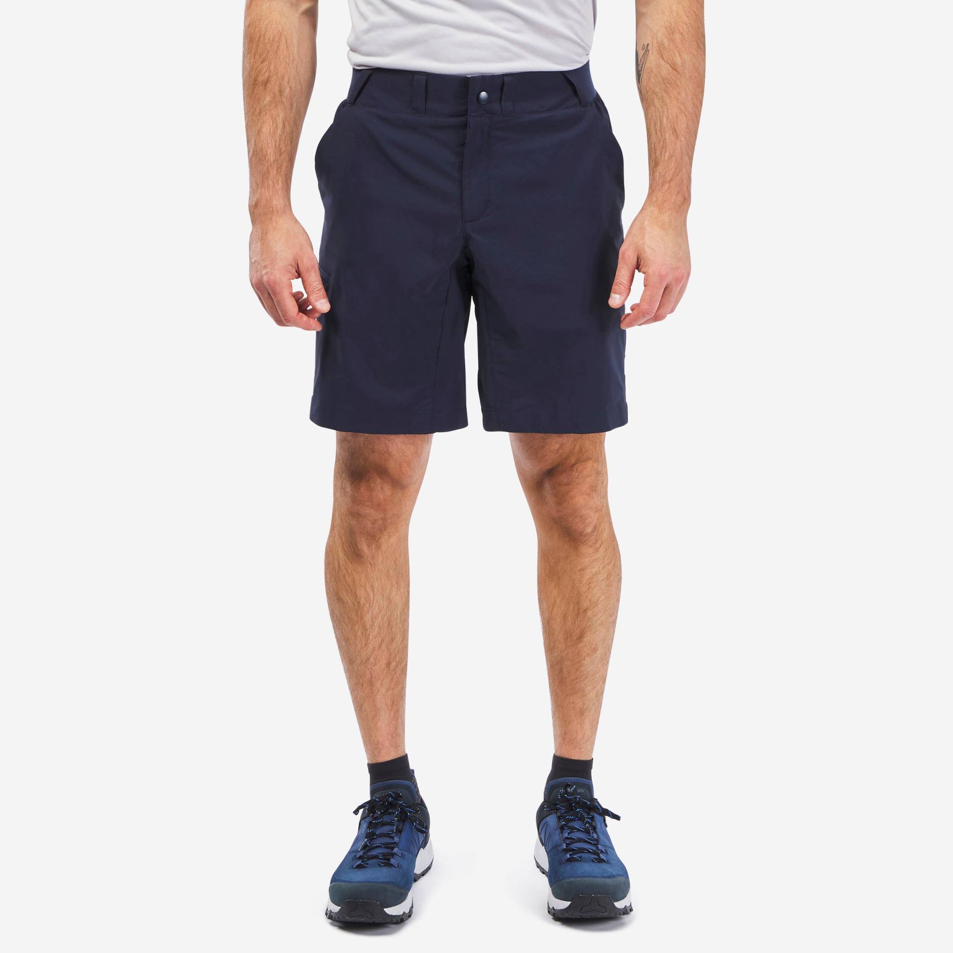 Wandershorts Herren Bergwandern- MH100 dunkelblau von QUECHUA