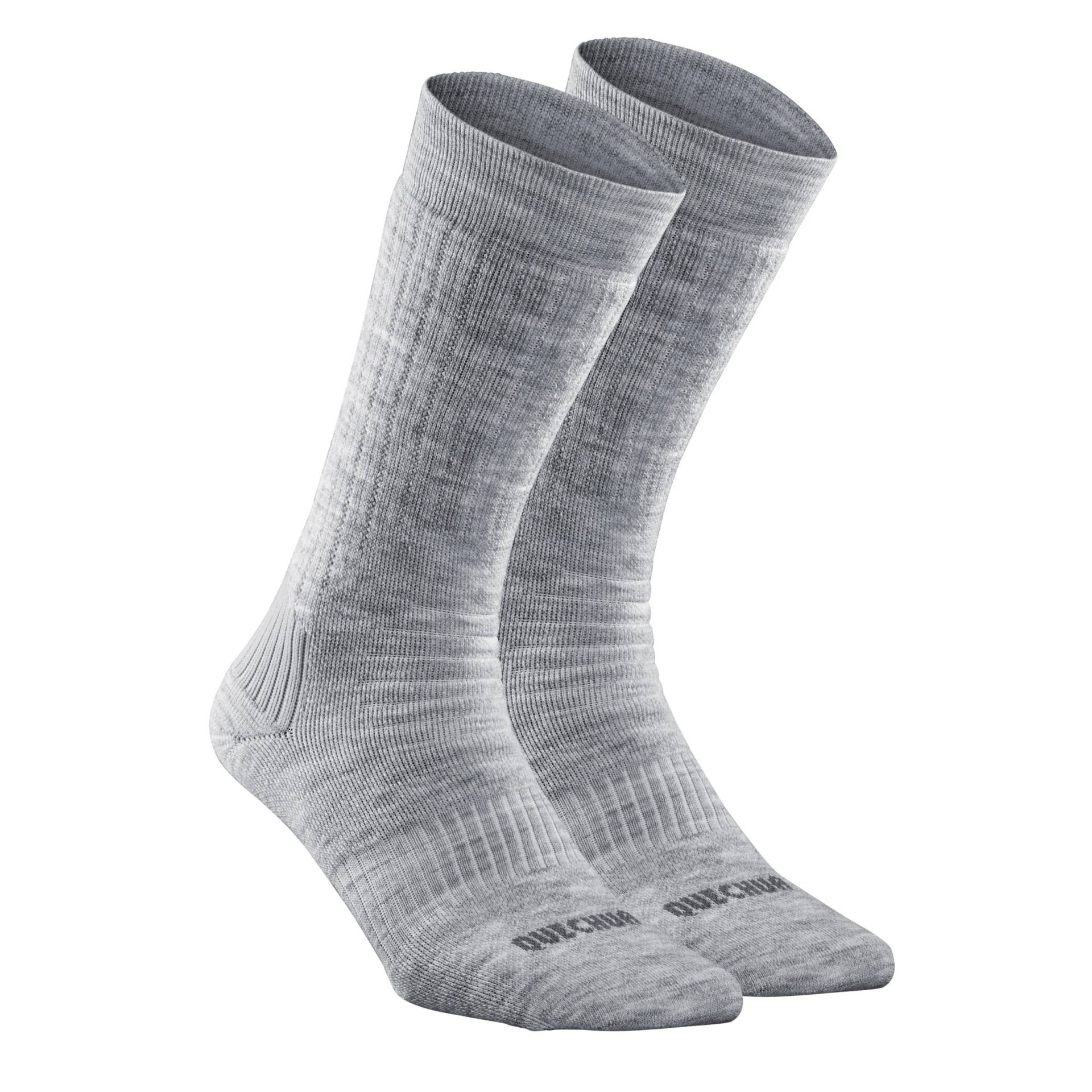 Wandersocken Damen/Herren 2er-Pack halbhoch warm - SH100 Wandersocken Damen/Herren 2er-Pack halbhoch warm - SH100 von QUECHUA