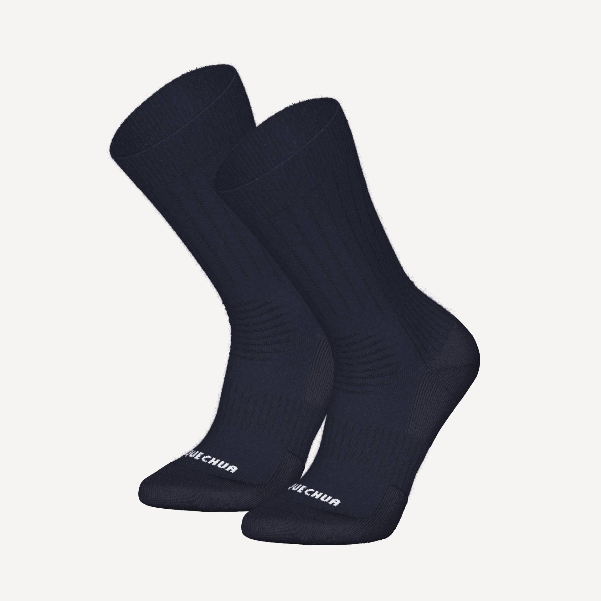 Wandersocken Damen/Herren halbhoch warm 2er-Pack - SH100 Wandersocken Damen/Herren halbhoch warm 2er-Pack - SH100 von QUECHUA