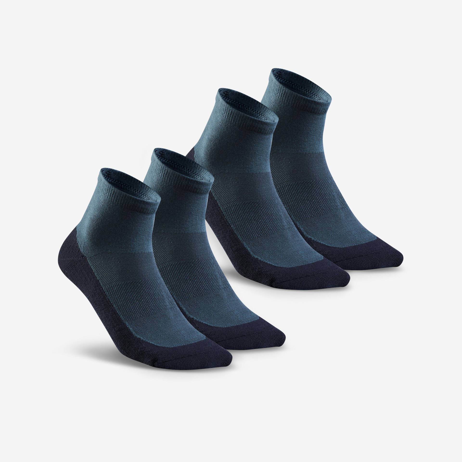 Wandersocken halbhoch 2 Paar - Hike 50 marineblau Wandersocken halbhoch 2 Paar - Hike 50 marineblau von QUECHUA
