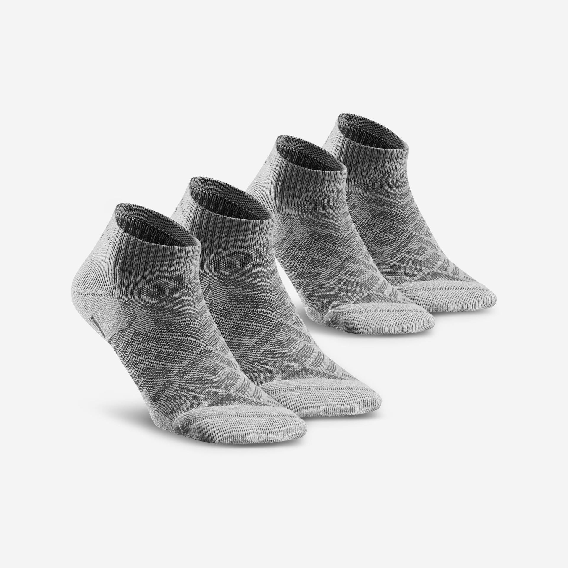 Wandersocken niedrig 2 Paar - Hike 100 grau Wandersocken niedrig 2 Paar - Hike 100 grau von QUECHUA