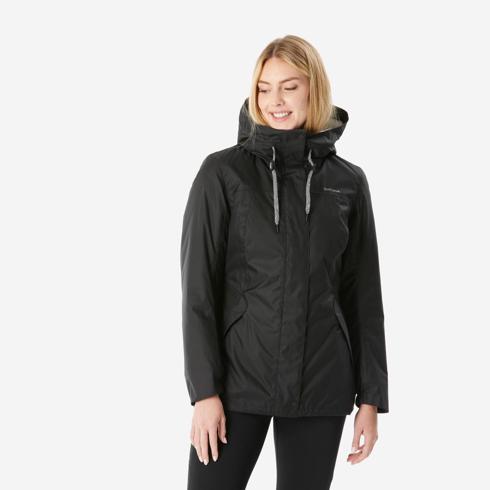 Winterjacke Damen bis -10 °C wasserdicht Winterwandern - SH500 schwarz Winterjacke Damen bis -10 °C wasserdicht Winterwandern - SH500 schwarz von QUECHUA