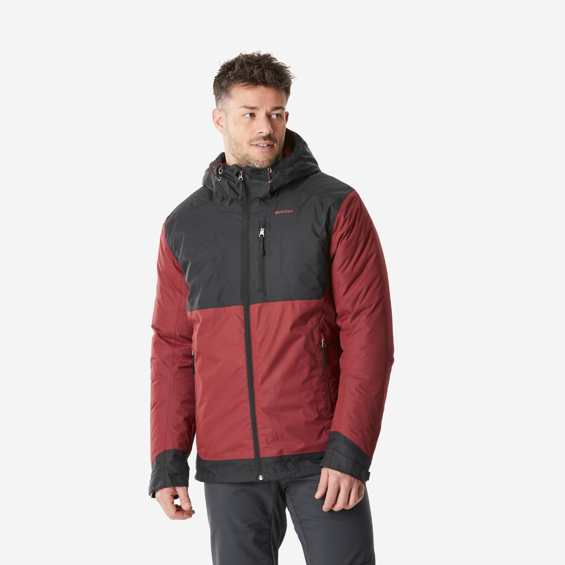 Winterjacke Herren warm bis -10 °C wasserdicht - SH500 von QUECHUA