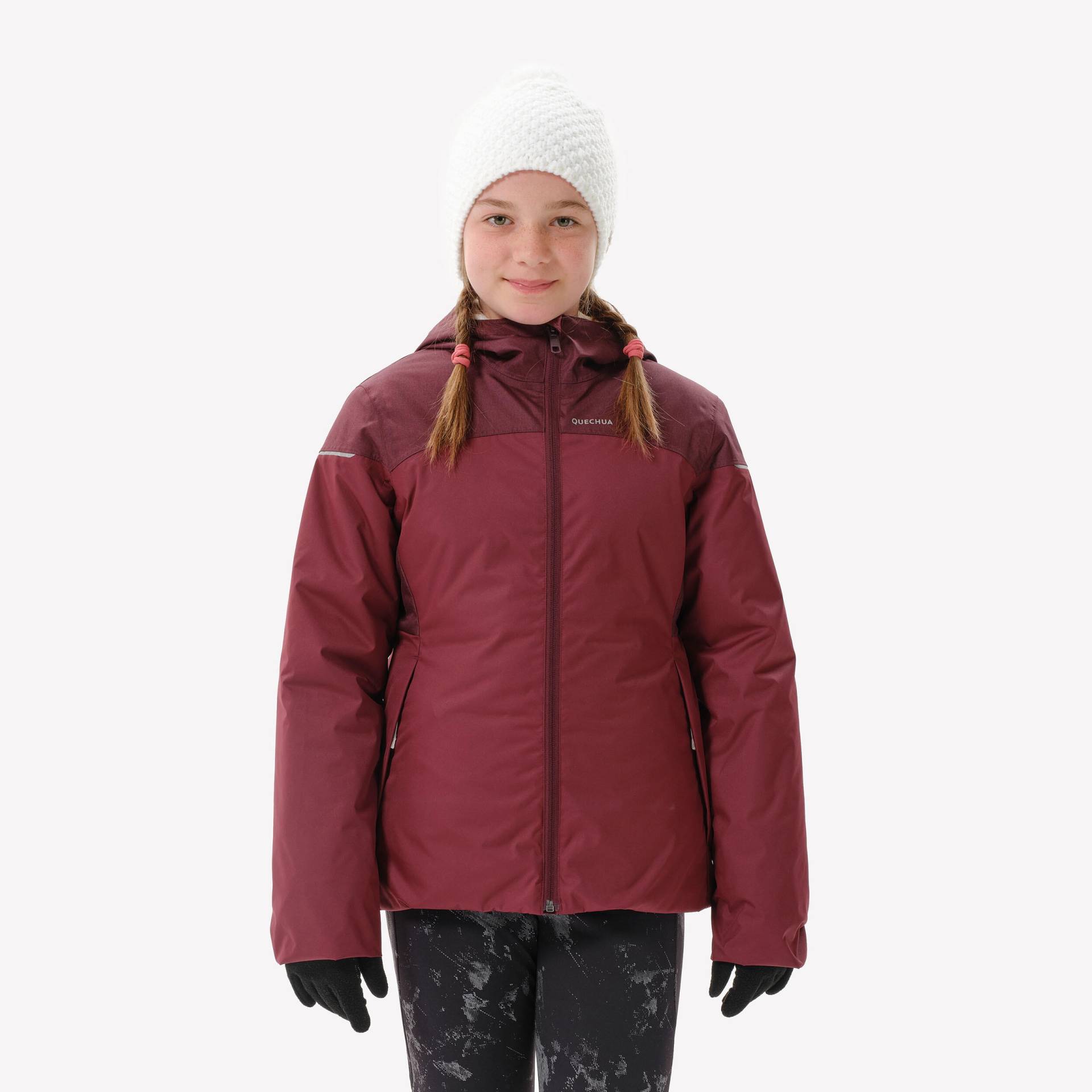 Winterjacke Kinder Gr.122–170 warm bis -3 °C wasserdicht Winterwandern - SH100 von QUECHUA