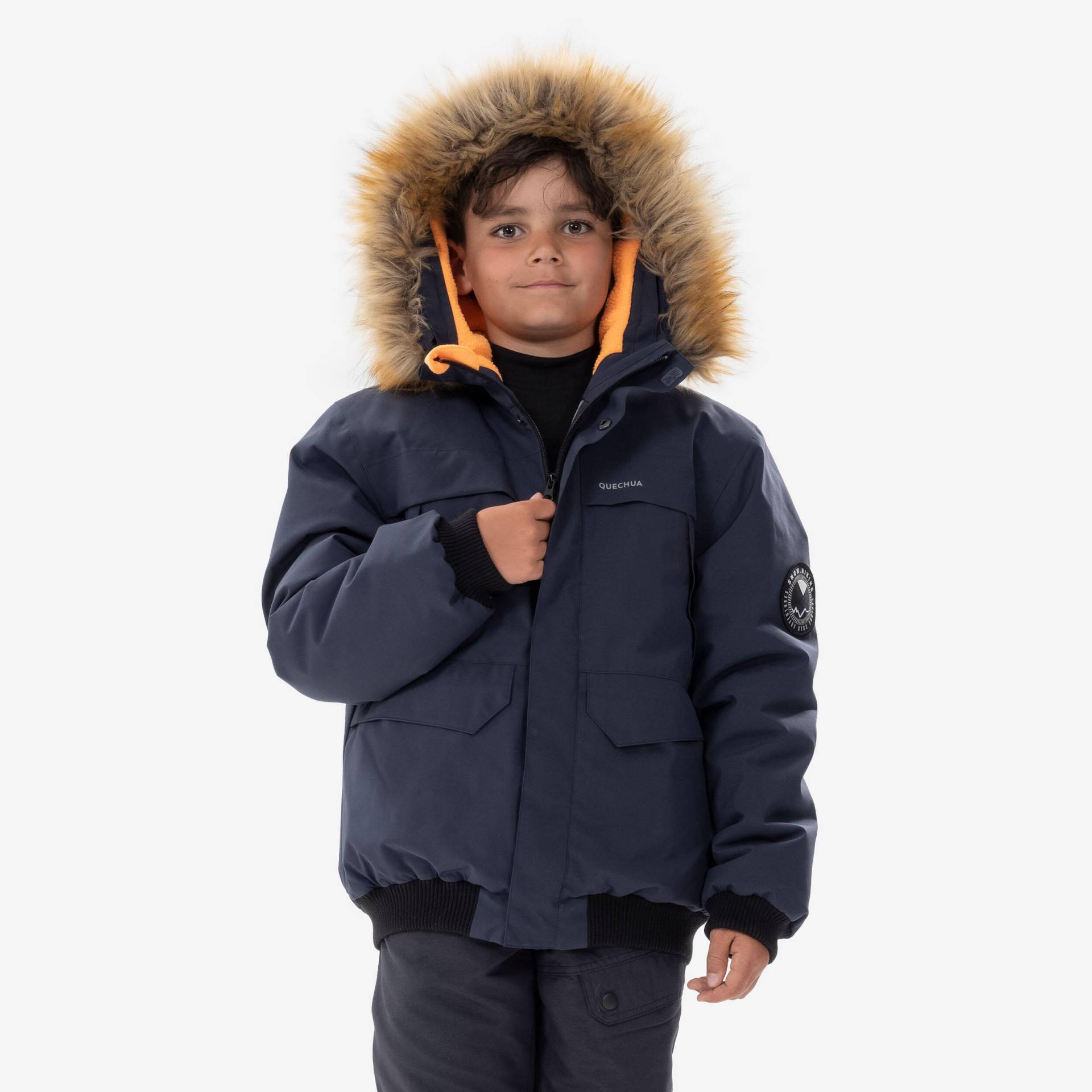 Winterjacke Kinder Gr.122–170 warm bis -6.5 °C wasserdicht Winterwandern - SH100 Winterjacke Kinder Gr.122–170 warm bis -6.5 °C wasserdicht Winterwandern - SH100 von QUECHUA