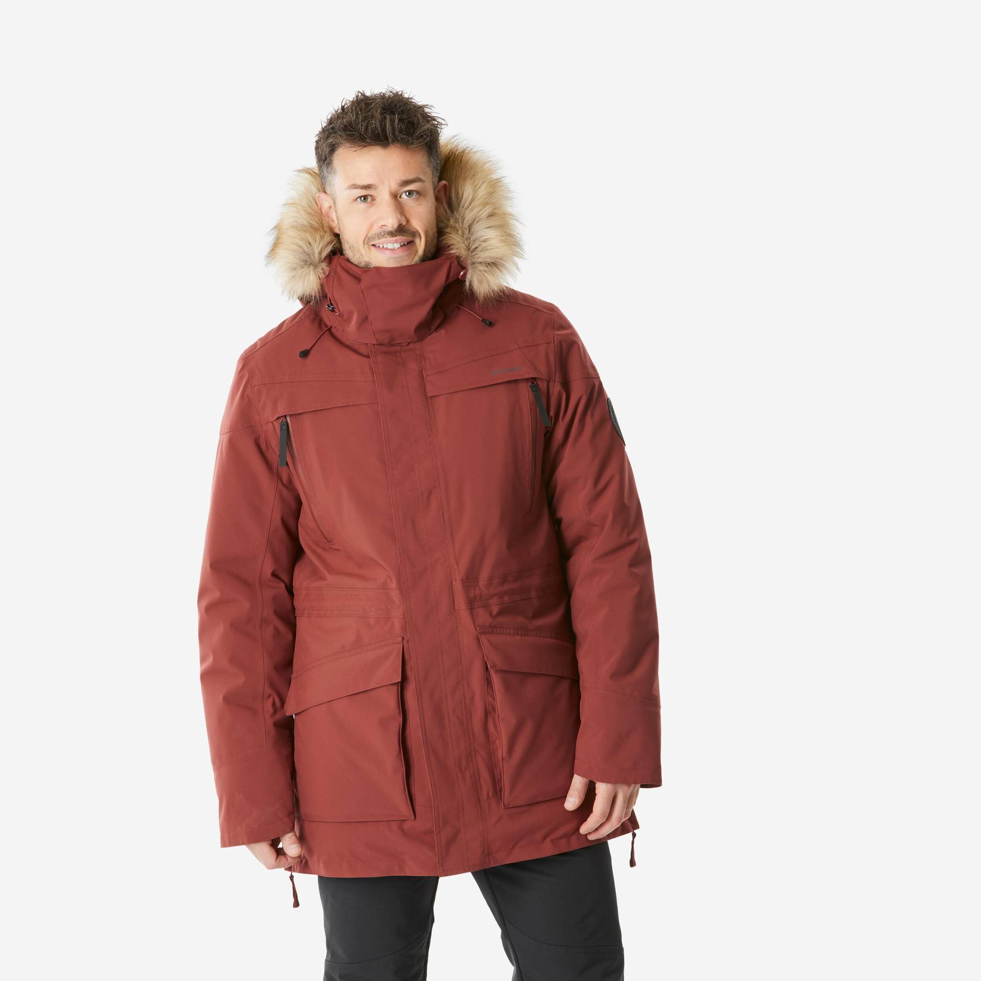 Winterjacke Parka Herren warm bis -20 °C wasserdicht - SH900 von QUECHUA