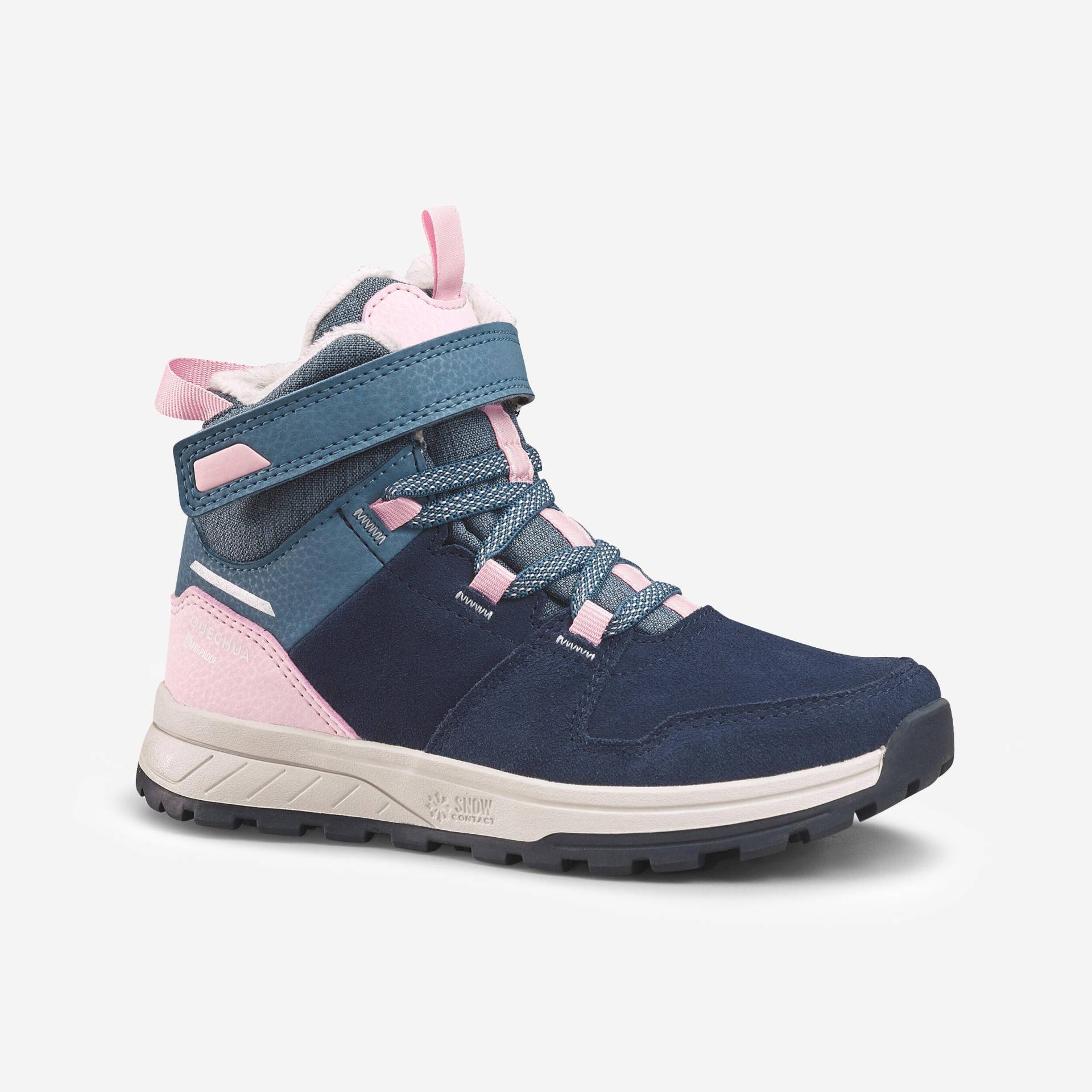 Winterschuhe Kinder Gr. 24–34 Leder Klett warm wasserdicht Winterwandern - SH500 Winterschuhe Kinder Gr. 24–34 Leder Klett warm wasserdicht Winterwandern - SH500 von QUECHUA