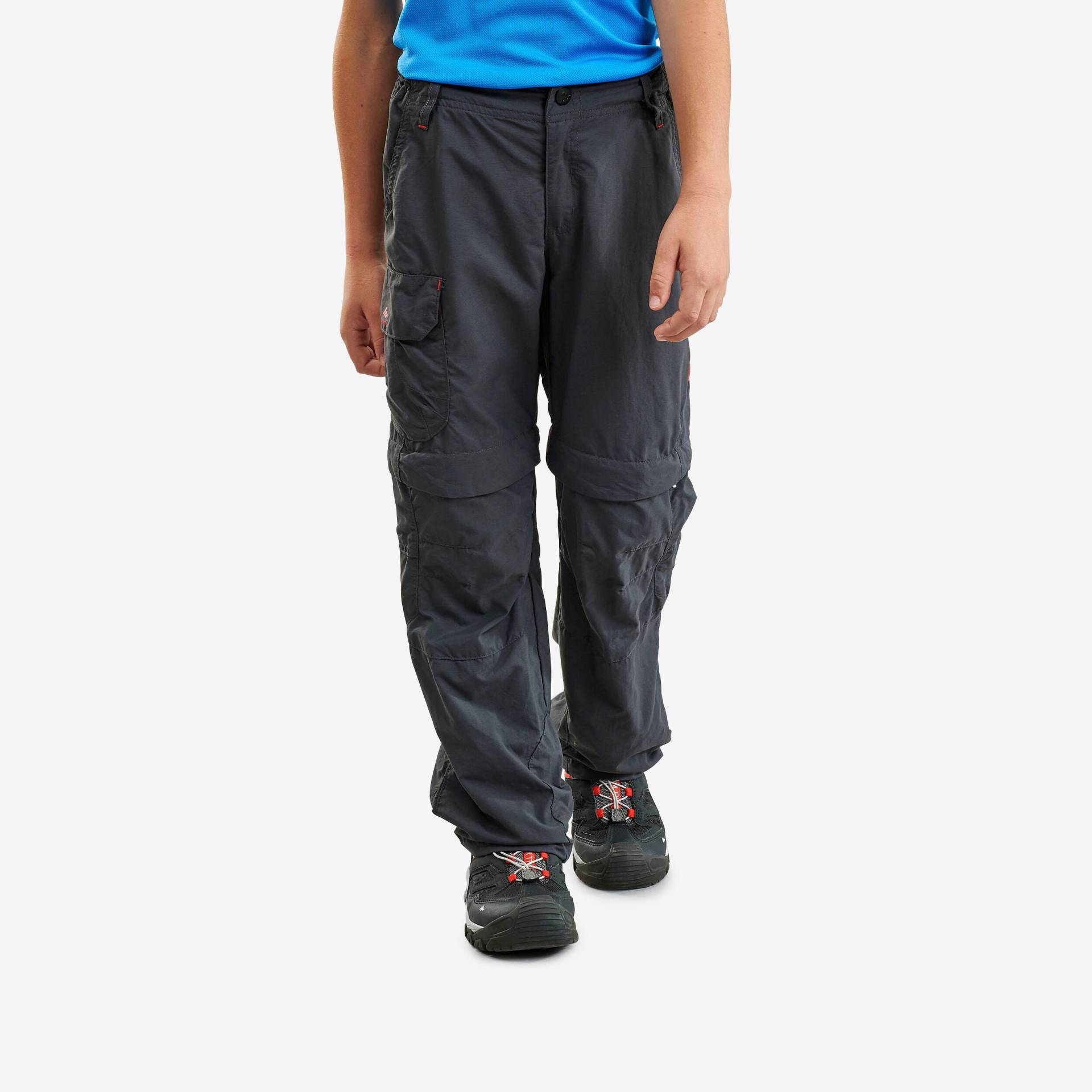 Zip-Off-Hose Wandern MH500 Kinder Gr. 122-170 schwarz Zip-Off-Hose Wandern MH500 Kinder Gr. 122-170 schwarz von QUECHUA