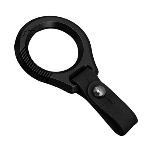 Metall-Karabiner-Schlüsselanhänger zum Aufhängen an der Taille, mit Schnallen, Anti-Verlust, Schnellverschluss, Feder-Schlüsselanhänger von QUEENYARD