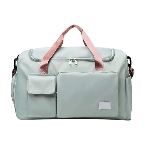 QUINTRA Reisetasche mit Trocken-/Nasstrennfach für Damen und Herren, Tasche mit Schuhfach, leicht und einfach zu tragen, Grau (C, One Size) von QUINTRA