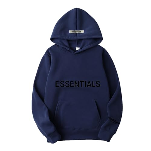 QVNXVO Herren Hoodies Langarm Pullover Rundhals Kapuzenpullover Sweatshirt Mantel Hoodie Male Sport Einfarbig Sweatshirt Drucken Männer Sportbekleidung Sweatshirts & Kapuzenpullover für Herren von QVNXVO